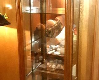Vintage curio cabinet