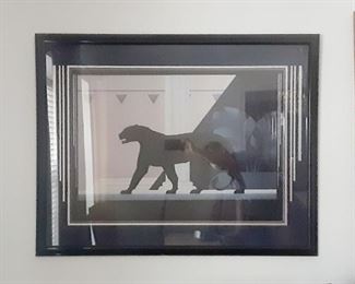 MCM framed poster