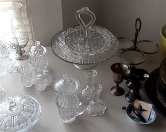 Miscellaneous crystal kitchenware