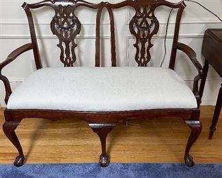 Chinese Chippebdale Style Settee