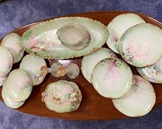 Limoge Fish Set Extensive