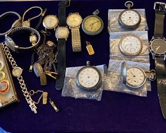 Includes Seiko, Waltham, Longines, Vantage, Wittnaur