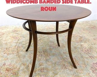 Lot 626 ROBSJOHN GIBBINGS for WIDDICOMB Banded Side Table. Roun