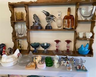 assorted glassware and dishes