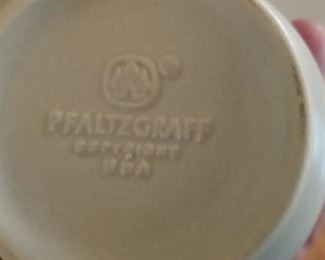 bottom of one of the Pfaltzgraff dishes