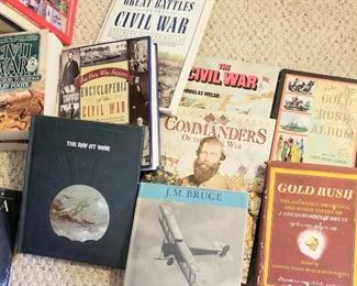 Lots of books about Civil war...