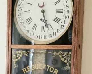 Several vintage clocks