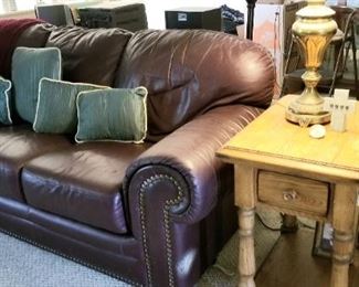 Super comfortable leather sofa 