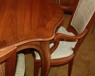 Baker French style Dining table w/8 chairs Asking $1250.