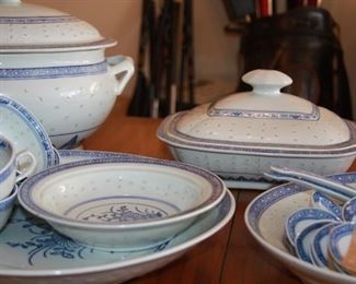 Large set of Chinese porcelain China 162 pc. - $595