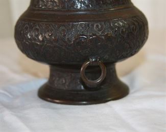 Chinese bronze censer - late Qing Dynasty (circa late 19th century). Asking price $225.