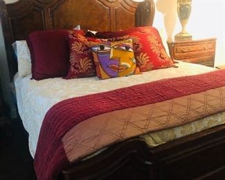This gorgeous California King Sleigh bed $1000 or best offer!!!