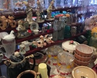 Lots of Bottles and other small items