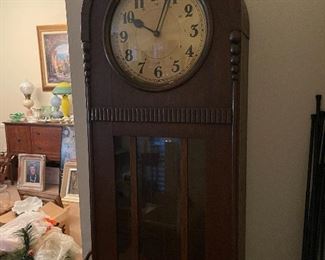 Antique grandfather clock 