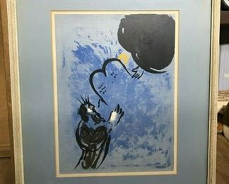 https://www.ebay.com/itm/114773501081	CF7011T Marc Chagall - Moses Receiving the Tablets of Law, Original Lithograph (18.25 X 22 3/8 IN)  Framed Lithograph Uship or Local Pickup	Auction
