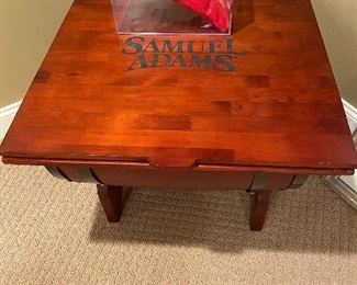 SAM ADAMS COOLER! SOLID WOOD!