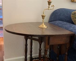 Small gateleg side table