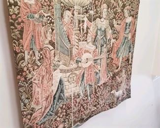 Taysseer Mardini signed Renaissance style tapestry