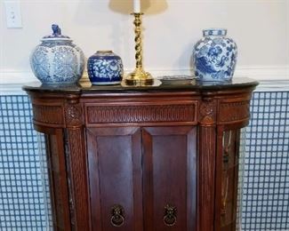 Classical style bar cabinet