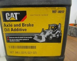 New - 9 QTS of CAT Backhoe Axle & Brake Oil Additive 197-0017 - 9 QTs