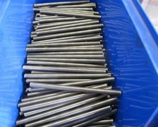 LOT 100 Total NEW  Stainless Steel All Thread Rod 3/8 inch X 16 X 6" in. L 100 Total