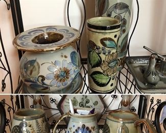 Many Mexican pottery pieces (Mugs SOLD)