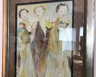 The Three Sisters framed print