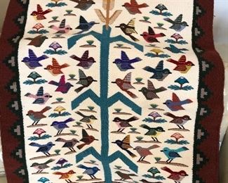 Genuine Navajo weaving by artisan Tallman