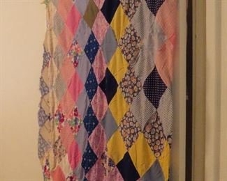Vintage Handmade Quilt Topper