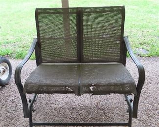 Outdoor Rocking Bench