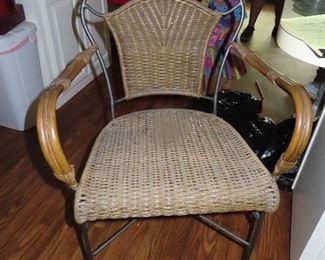 Bar High Wicker Chair