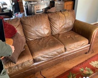 Leather Sofa $550