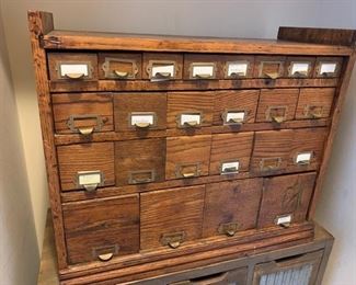 Antique File Cabinet $595