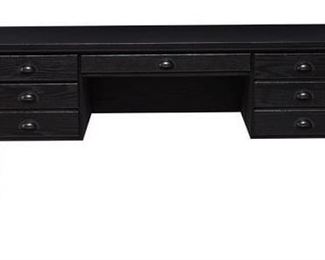 Pottery Barn Desk w Glass Cover