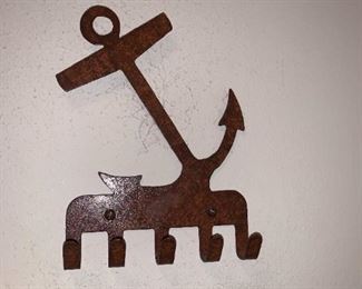 Iron Anchor Key Holder