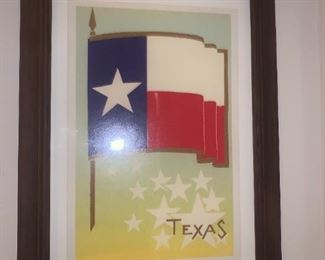 Texas Framed Art