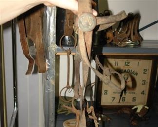 WWI US Horse Leather Bridle