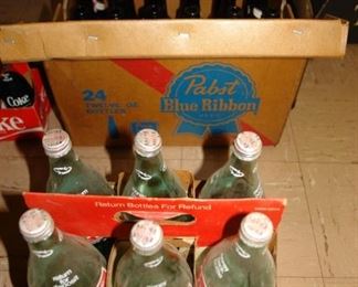 Old Coke Bottles - Quart Size