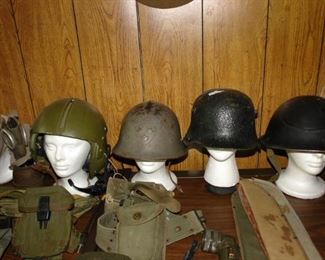 WWI & WWII Period Helmets