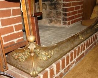 Antique Fireplace Fender