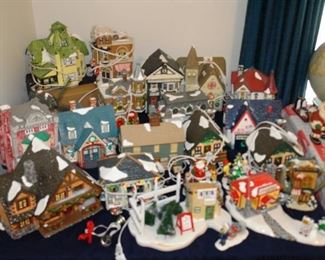 Snow Village Christmas Houses