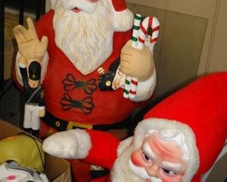 Paper Mache and Vintage Santa's
