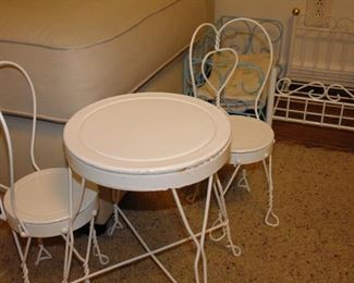 Doll Coca Cola Table & Chairs