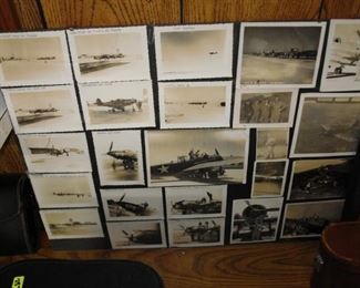Original WWII B&W Photos Showing P-39