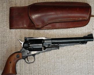 Reproduction Colt Black Powder Pistol w/ Leather Holster