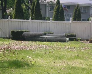 ROLLS OF CHAIN LINK FENCING