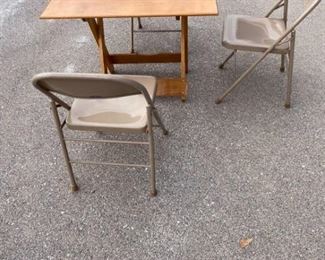 Folding Table and Folding Chairs