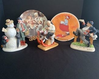 Norman Rockwell Collectable FigurinesChristmas