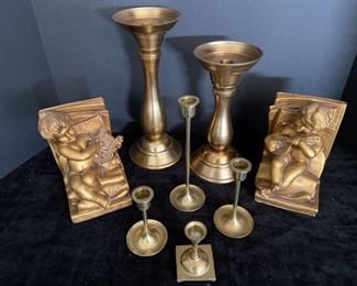Rhapsody Book Ends Candle Holders
