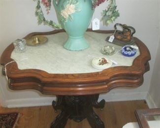 Antique Marble Top Table